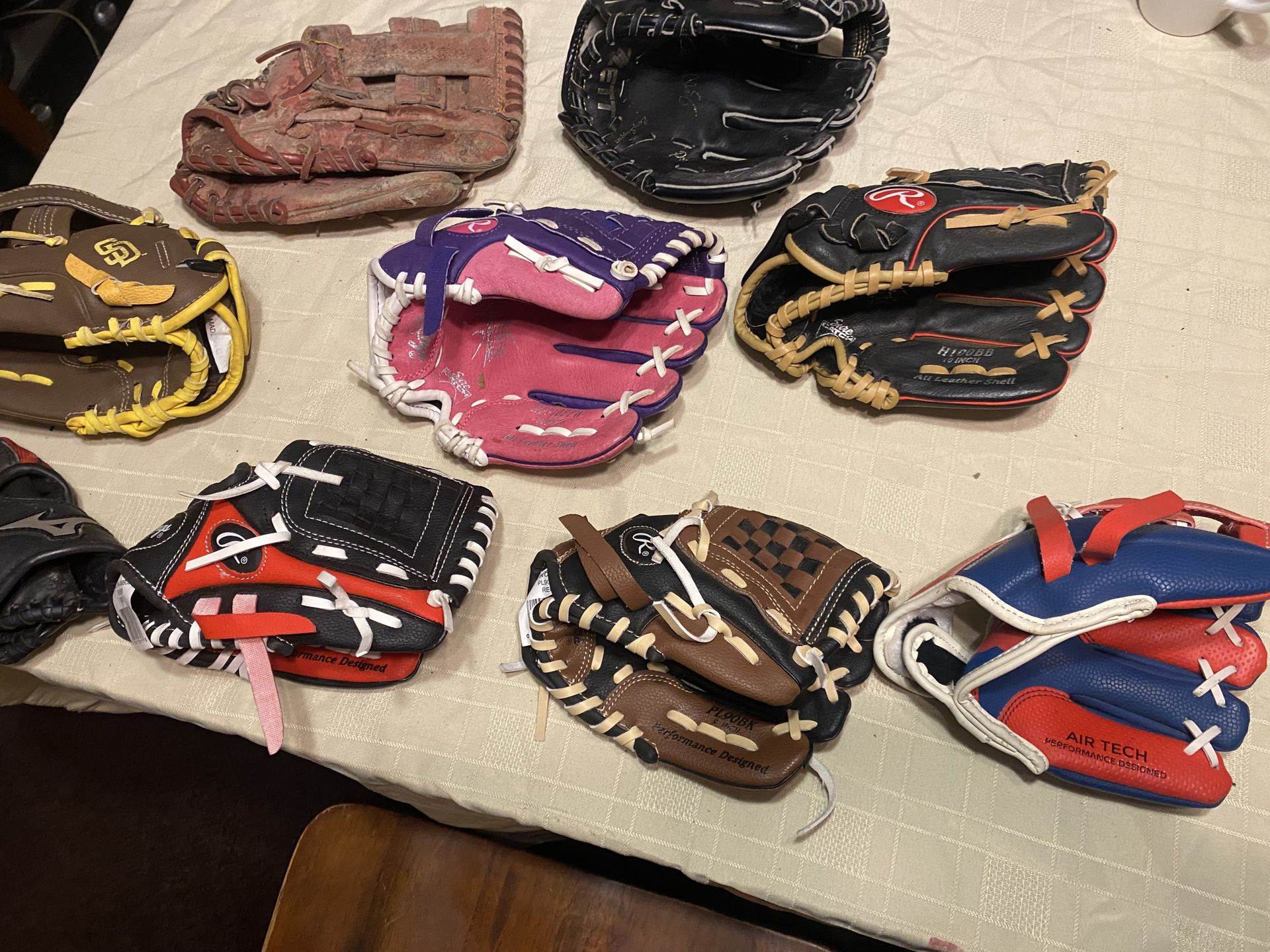 Kids baseball gloves RHT & LHT