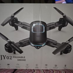 Drone with 1080P Camera, Foldable Drone for Beginners with Light, Upgrade Altitude Hold, Gesture Selfie, Waypoint Fly, 3D Flip, 3 Speed Mode, Circle F
