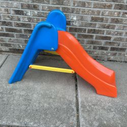 Child's Slide Kept Indoors