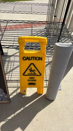 Wet floor sign
