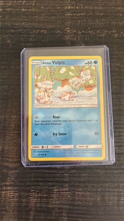 Pokemon Alolan Vulpix Pokémon Card 30/156