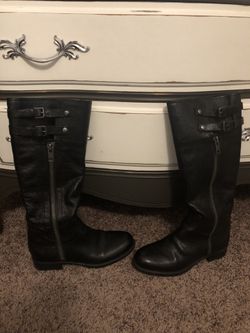 7 1/2 Franco Sarto Leather Boots