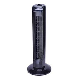 Utilitech 28-in 3-Speed Indoor Black/Plastic Injection Color Oscillating Tower Fan
