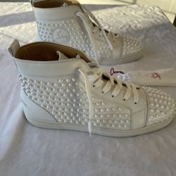 Christian Louboutin Men’s Spike White