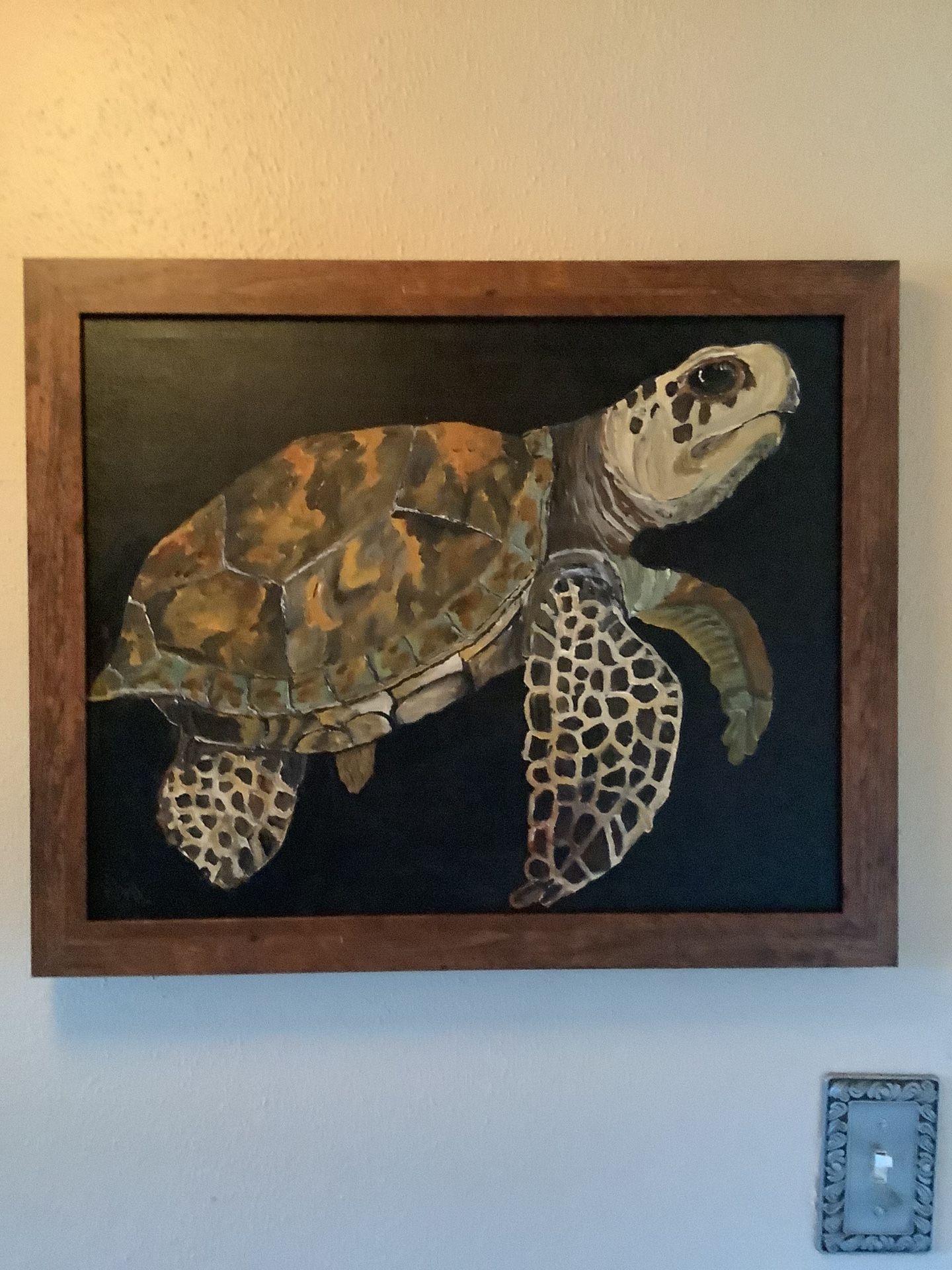 Amazing Sea Turtle Original Painting