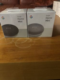 Google mini -Unopened -chalk or charcoal