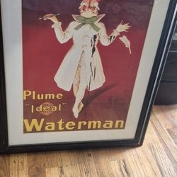 Plume Ideal Waterman Framed Print