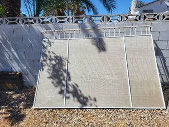 Large window security guard with matching sunscreen