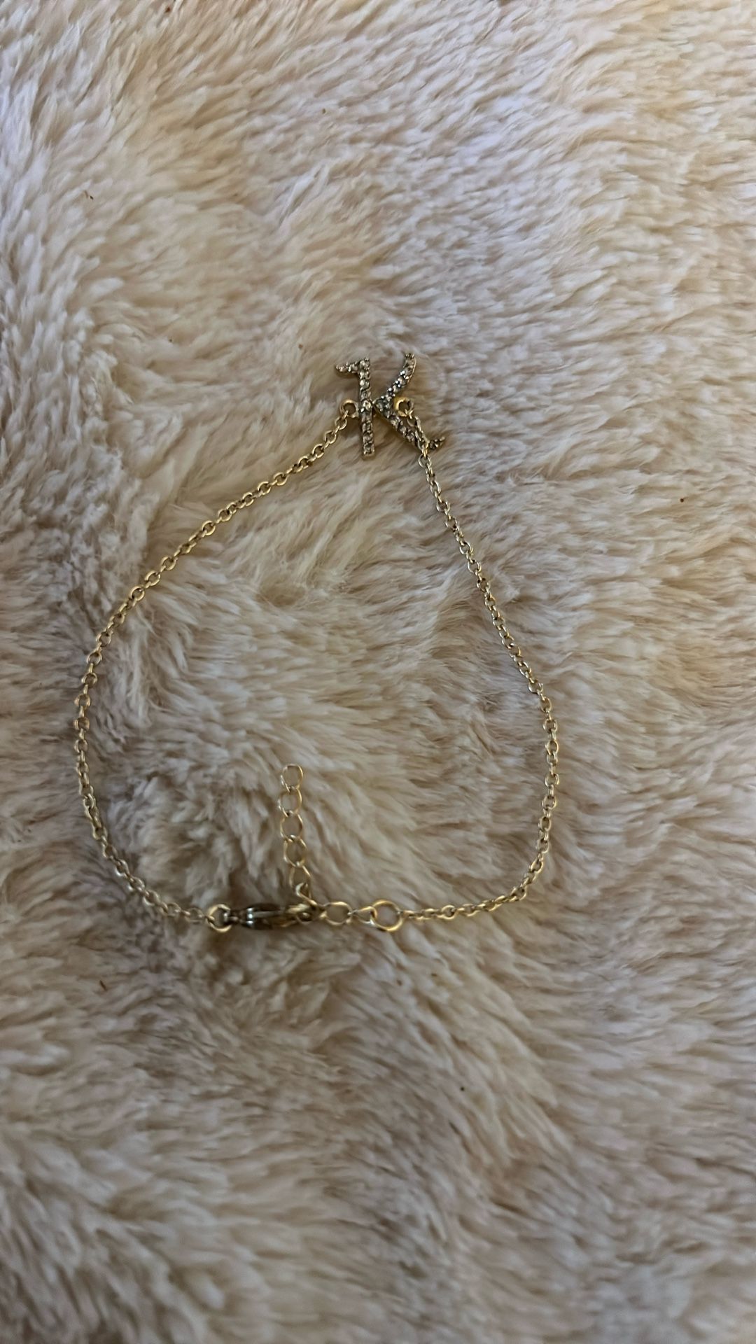 Bracelet Letter K