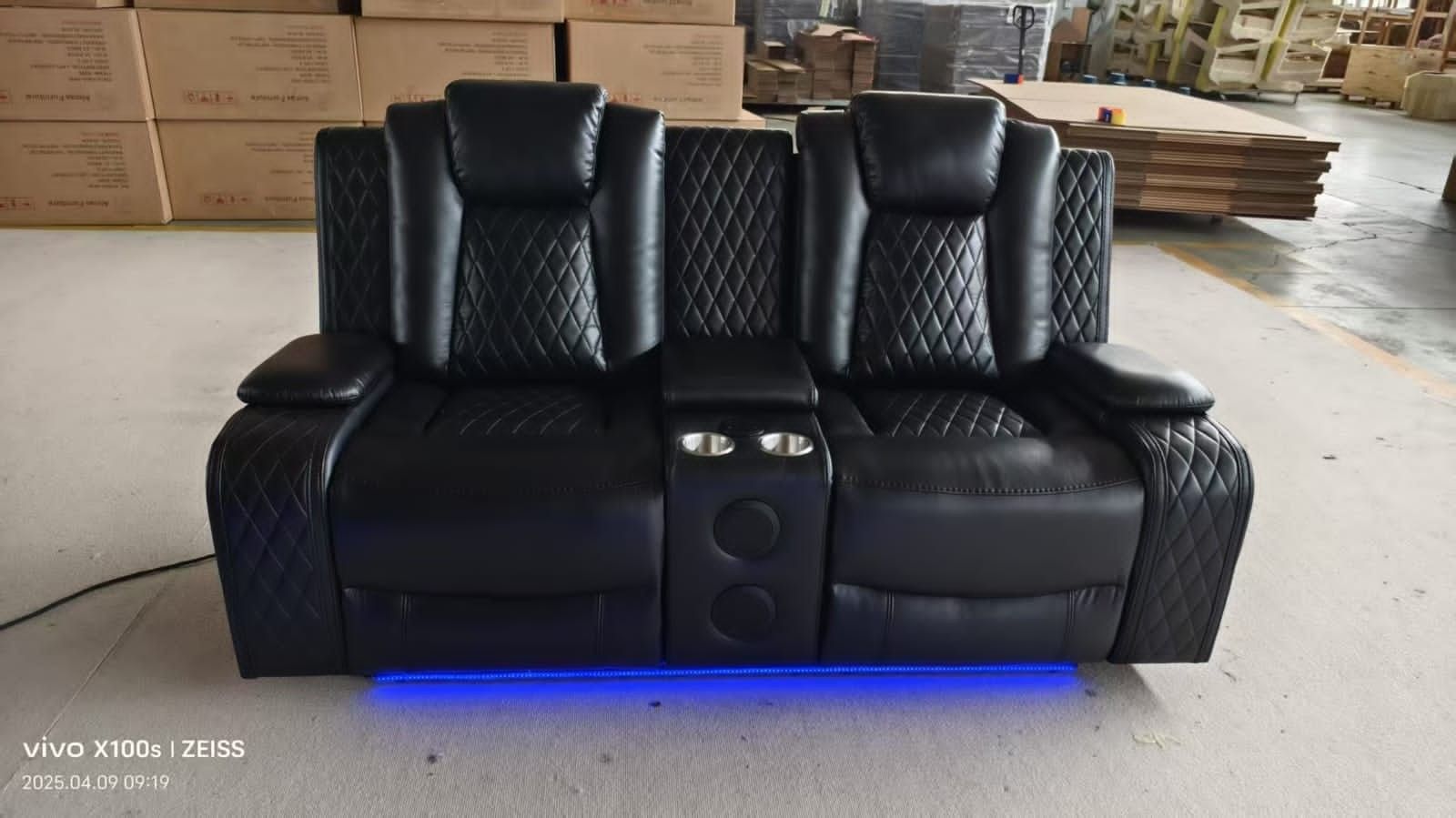 ⚡️ Electric Reclining Sofa & Loveseat with Built-In Speakers 🎶