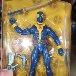 Marvel Legends Xmen Deadpool Blue Strong Guy Baf