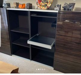 Nice TV Stand With sliding doors $80 Obo