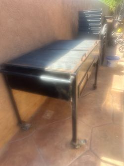 Large Outdoor Steel Charcoal Grill