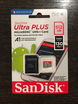 Scan Disk Ultra Plus with Adapter