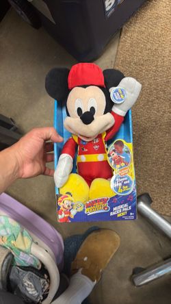 Disney Mickey Mouse & Friends Musical Racer Pals Plush Medium 2017