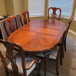 Dining Table W/ 6 Chairs