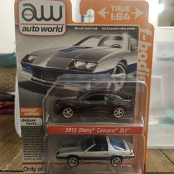 2022 AW Auto World Target Exclusive 2 Pack Chevy Camaro 2012 ZL1 & 1982 Z28