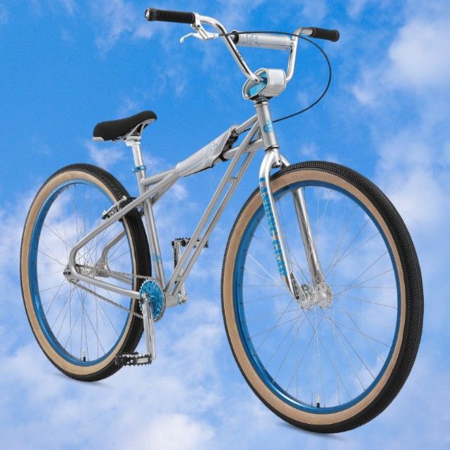 Se Bikes Quadangle Looptail 29in Bmx 2024 Silver and Blue