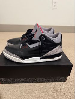 jordan 3 black cement