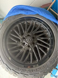 TIS rims and tires 22x12 on 33’s
