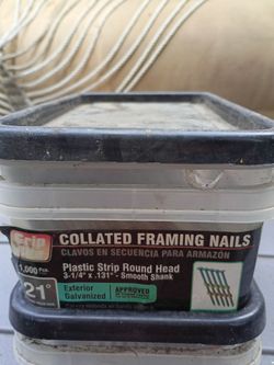 Framing nails, 2 sizes