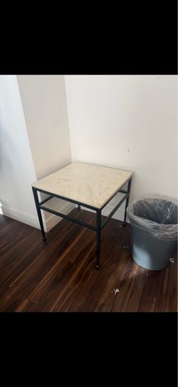 Marble side table
