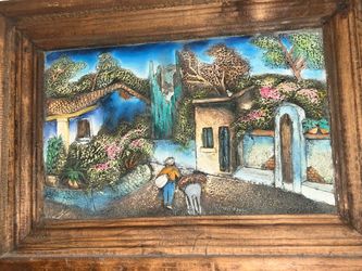 Pueblo 3D painting sturdy