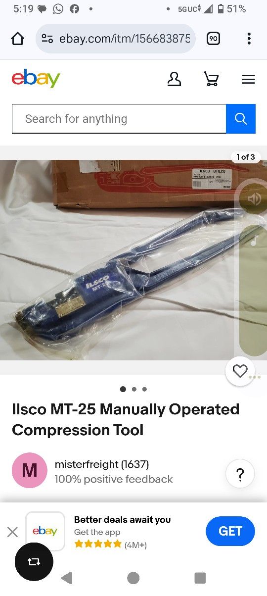 Ilsco Mt-25 Crimper