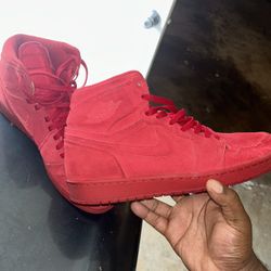 Red Nike High Tops 