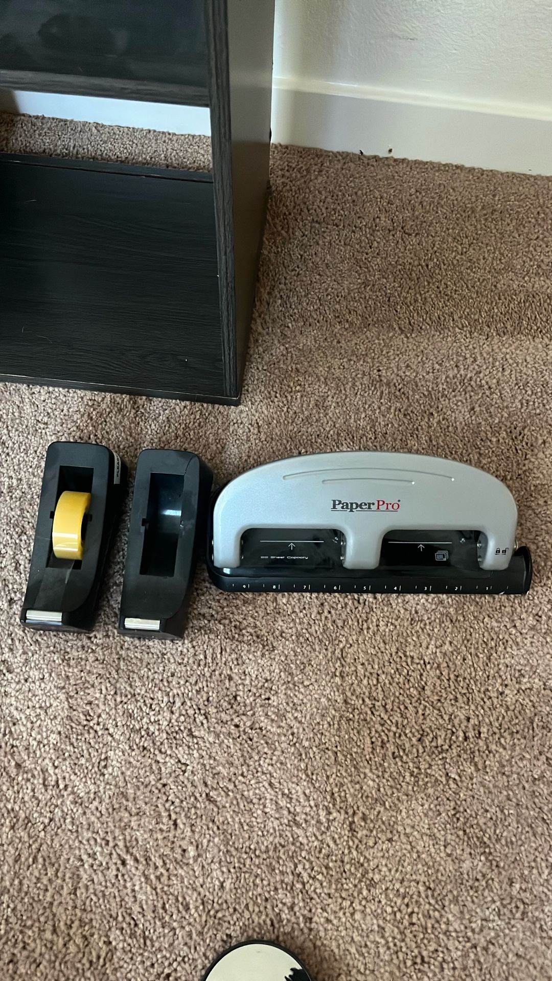 Tape Holder And Hole Puncher