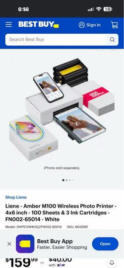 Liene Amber M 100 wireless photo printer