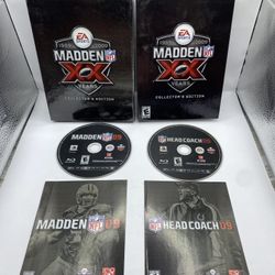 PS3 Madden XX NFL 1(contact info removed) Collectors Edition Sony PlayStation 3 PS3 Complete