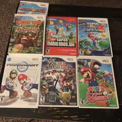 Lot de 6 jeux pour Nintendo Wii