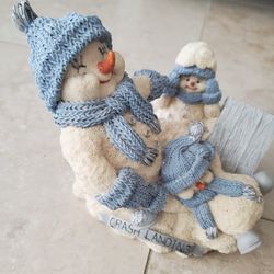 Snow Buddies Crash Landing Christmas Decoration 
