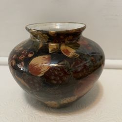 Ceramic Multicolor Glazed Vase