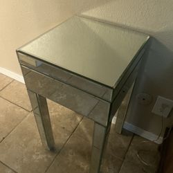 Glass End Table