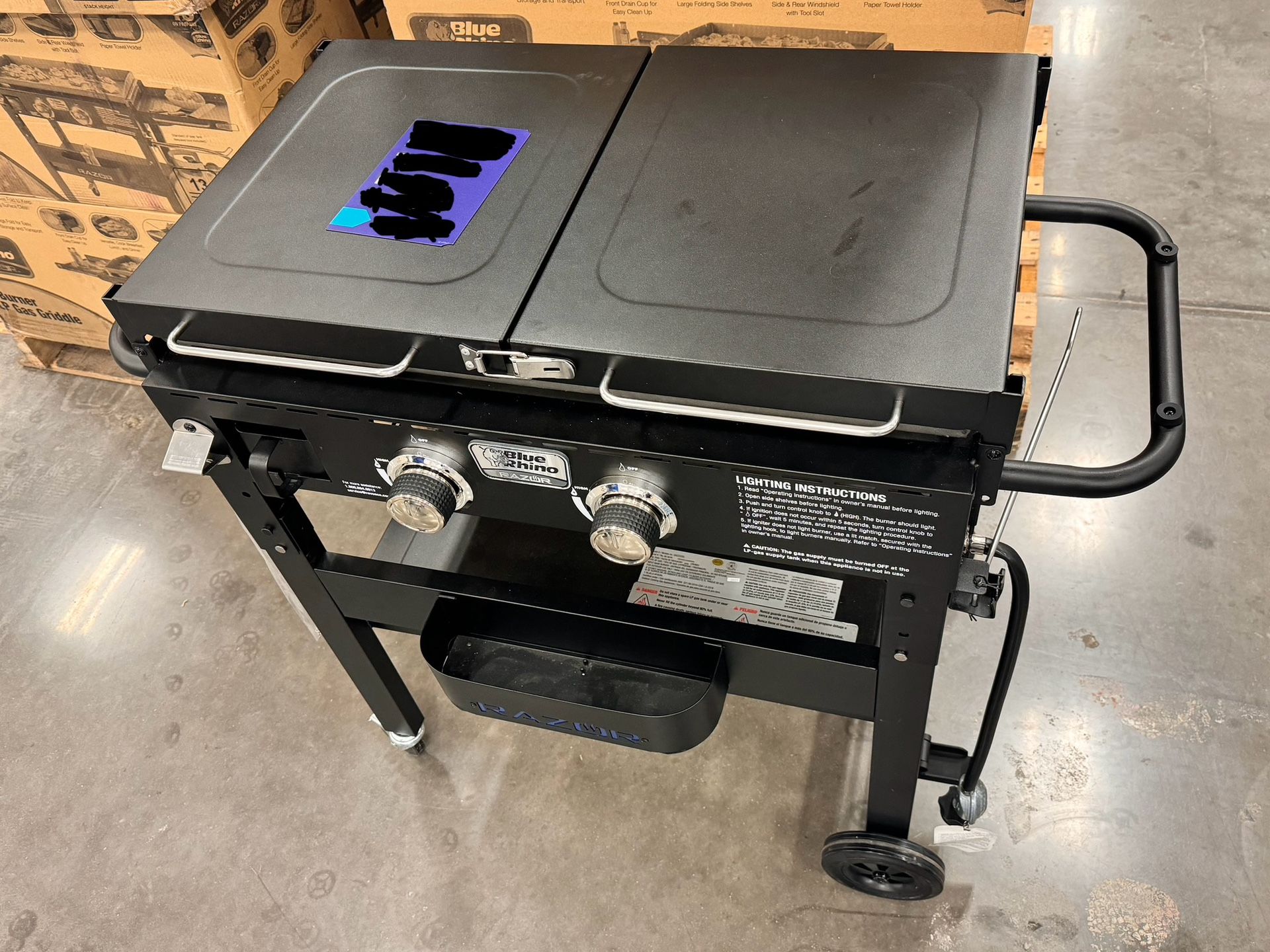 Blue Rhino 2 burner Liquid Propane Flat Top Grill,All Products : American Fashion Style Bags On Sale