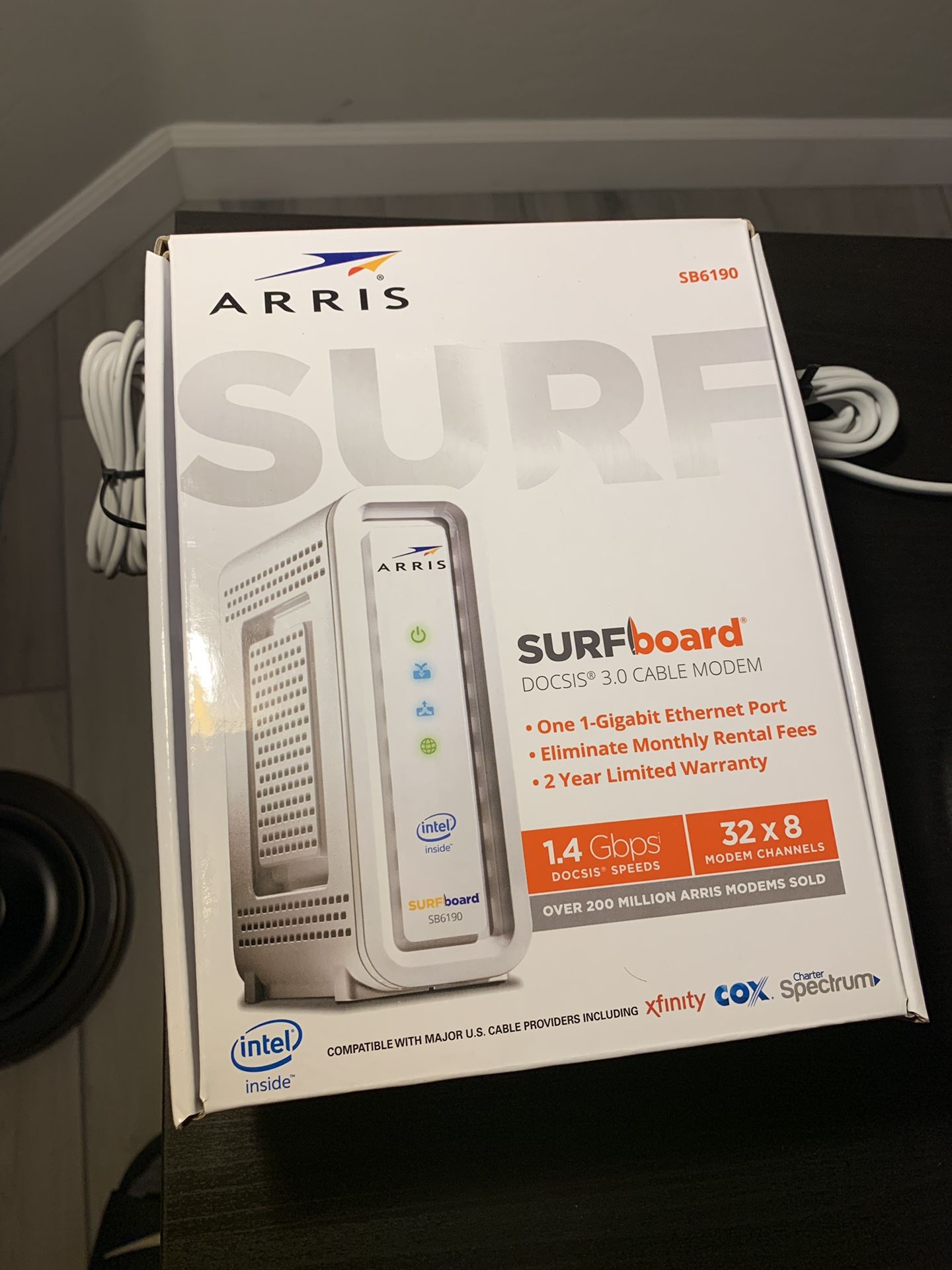 ARRIS SBG6700-AC EXCELLENT MODEM WORKS WITH AMOST ANY PROVIDER INCLUDING COX