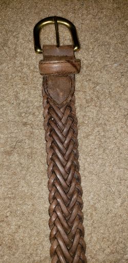 Leather Belt measures 40inches