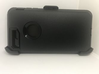 For iPhone 7 Plus (5.5”) black belt clip case