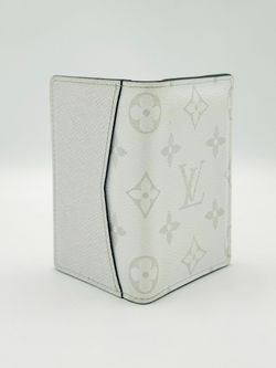 LOUIS VUITTON TAIGARAMA OPTIC WHITE POCKET ORGANIZER M30933 USED