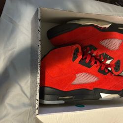 Jordan 5 Retro Raging Bull Red