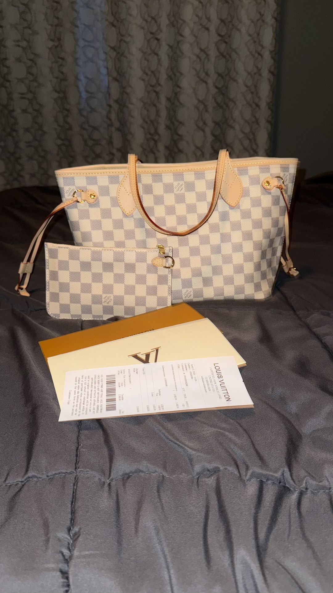 Louis Vuitton Rose Beige Neverfull PM