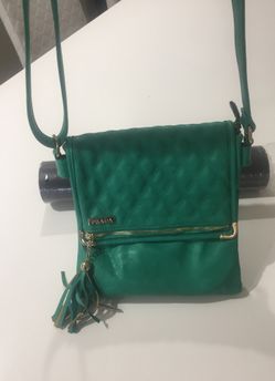 Hanbag real leather green