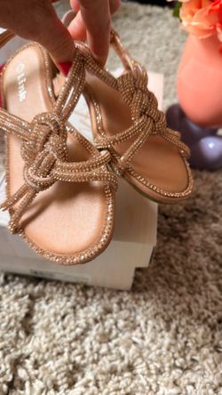 Super sparkly girls sandals