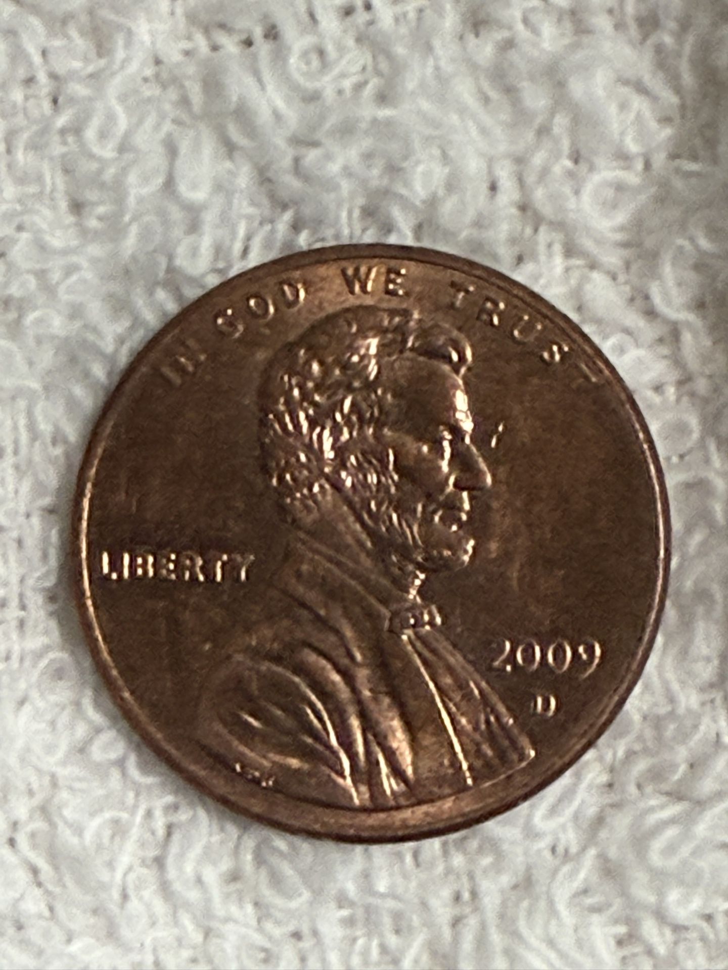 2009 D penny lincoln cents