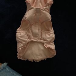 Dog Pink Puffer Jacket  XS