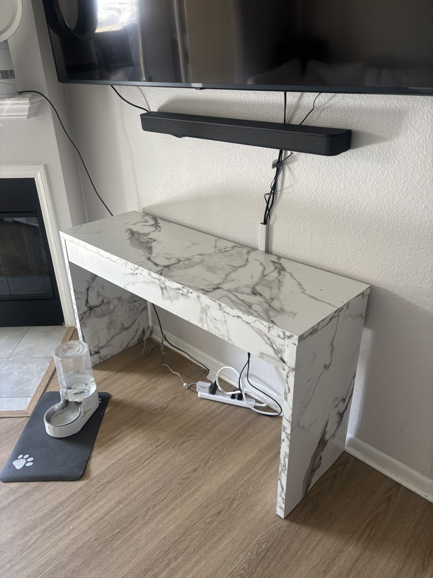 Convenience Concepts Northfield Hall Console Table 48" - Modern, Minimalist Narrow Sofa Display Accent for Contemporary Living Room, Entryway, or Hall