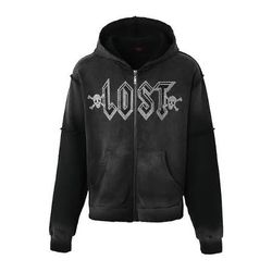 BLACK LOST INTRICACY HOODIE SIZE MEDIUM 