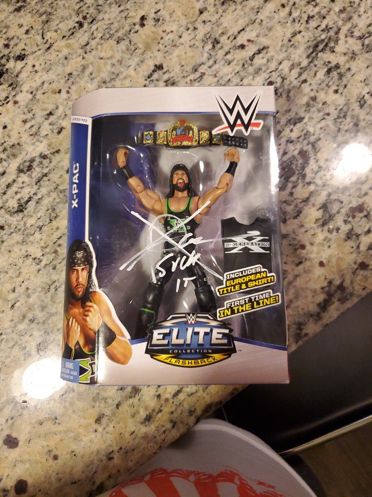 WWE X-Pac Autographed Figure